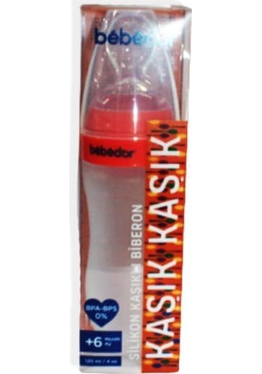 Bebedor Silikon Kaşıklı Biberon 6+ 120Ml Kod:7509 Çok Renkli