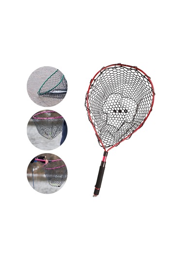 Homyl Balıkçılık Ağı Genişletilebilir Hafif Bas Kırmızı