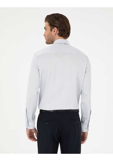 Pierre Cardin Erkek Gri Gömlek Basic 50292520-vr024