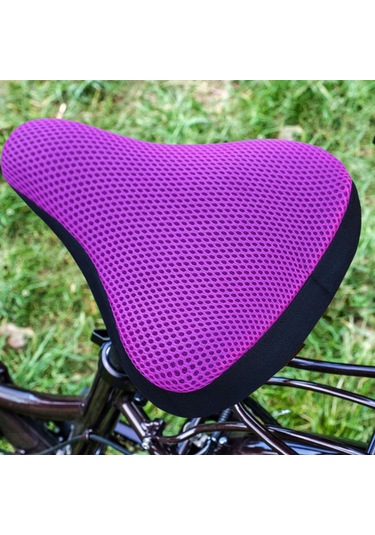 Suntek Bisiklet Selesi Kılıfı Yumuşak Koruyucu Kapak Mor