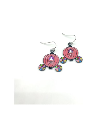 Tedz Collection Kül Kedisi Pin Küpe Çok Renkli
