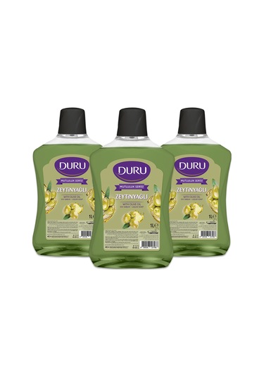 Duru Zeytinyağlı Sıvı Sabun 3 x 1 L