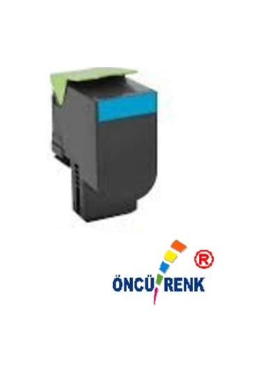 Lexmark 808C Cx310 / Cx410 / Cx510 2K Mavi Uyumlu Toner