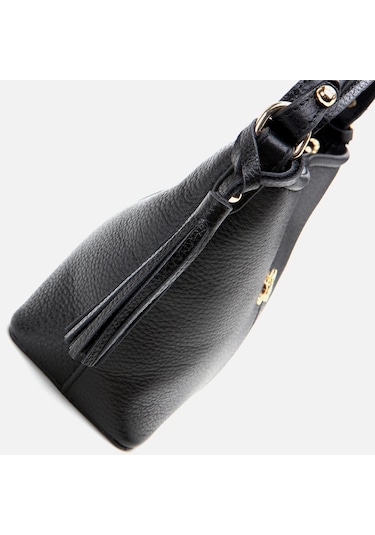 Hotiç Hakiki Deri Siyah Kadın Mini Çapraz Çanta 03cah297040a100 Siyah-black Siyah