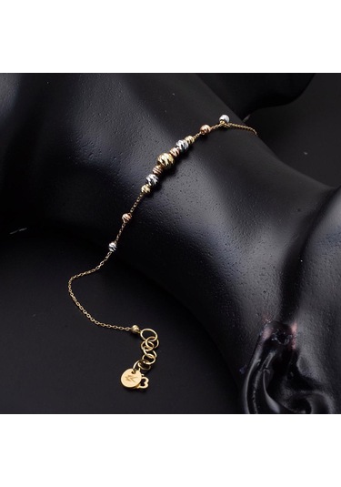 Bilezikci 14 Ayar Altın Dorika Toplu Bileklik 14VRST71-BL Sarı Altın