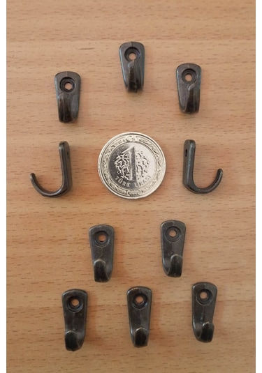 Dekoratif Tekli Askı 4 Adet ve Vidaları Antik Aksesuar Tasarım Hobi Ahşap Proje Ürünleri