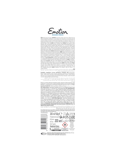 Emotion Ocean Fresh Kadın Sprey Deodorant 3 x 200 ML
