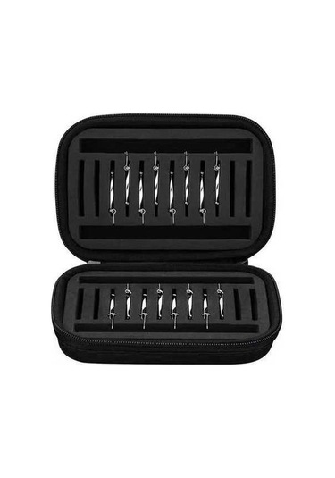 Pazly Taşınabilir 24 Yuvalı Eva Olta Yemi Saklama Kutusu - Siyah, Pratik Ve Kullanışlı