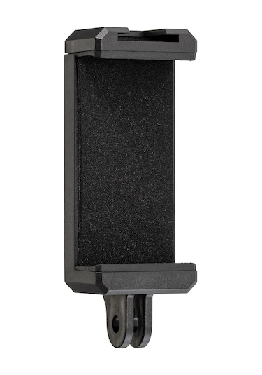 Gplus Gp145 Aksiyon Kamera Cep Telefonu Yatay Dikey Uyumlu Düşmez Yaylı Ayarlanabilir Telefon Tutucu Siyah