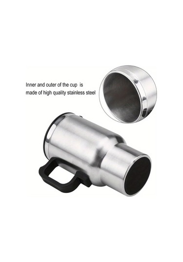 Dashanshop 1 Adet 450ml Paslanmaz Çelik Seyahat Bardağı Isıtıcılı Termos