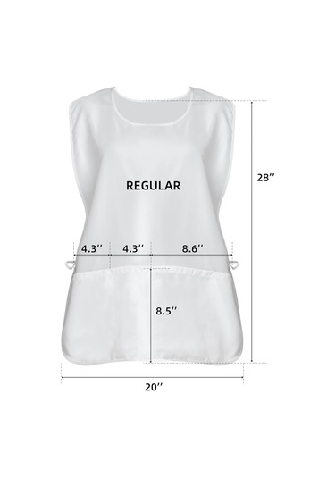 Unisex 3 Cepli Ayakkabıcı Önlüğü Yelek 3 Paket - Kırmızı,normal Diğer