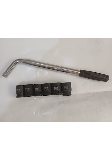 Teleskopik Bijon Anahtarı, 45cm Kol Ve 1/2 Lokmalar