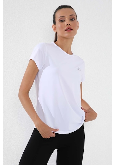 Tommy Life Beyaz Basic Kısa Kol Standart Kalıp O Yaka Kadın T-shirt - 97144 Beyaz