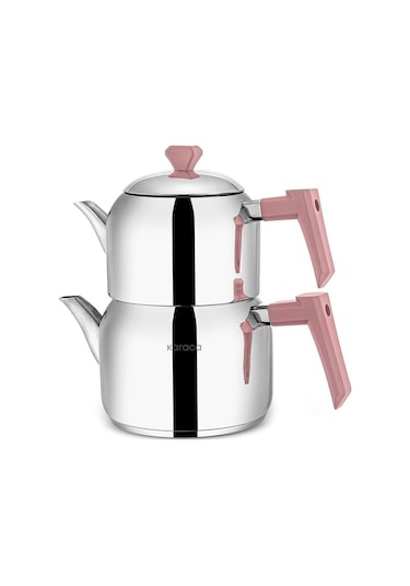 Karaca  Çaykara İndüksiyon TabanlıMidi Çaydanlık Takımı Rose
