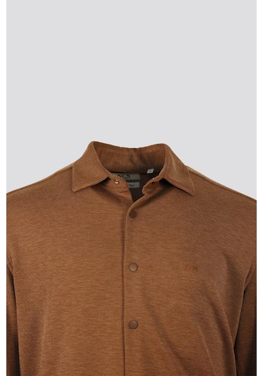 Ncs Jeans Erkek Örme Gömlek Camel 7371 Camel