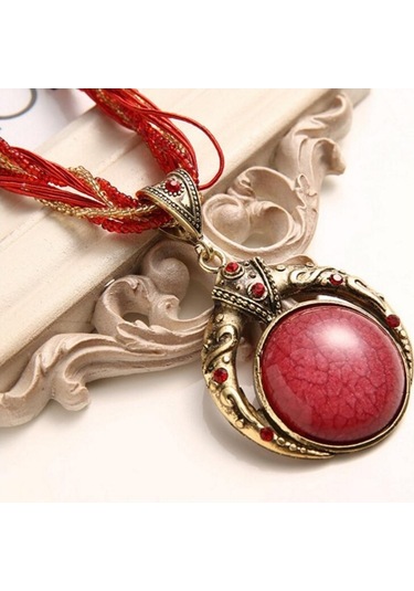 Soulader 2022 Bohem Tarzı Çok Katmanlı Vintage Retro Etnik Kolye Moda Takı Aksesuar Doğal Taş Ve Boncuk Detaylı Zincir Kolye Kadın Günlük Özel Gün Çok REnkli