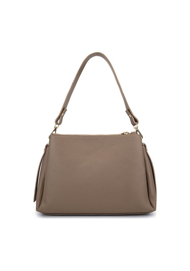 Tamer Tanca Kadın Suni Deri Vizon Floter Kol Çantası 1003 2033 Bn Cnt Sk25-26 Vızon Fltr Vizon