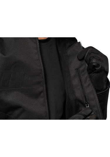 Icon Hooligan Korumalı Motosiklet Montu Siyah