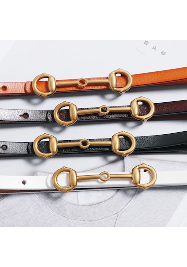 Kadın Bel Kemeri Dekoratif Deri Takım Elbise Kazak İnce Kemer Kadınlar İçin Küçük Yazlık Kemer İle Elbise Modası Ve Her Eşleşme İçin