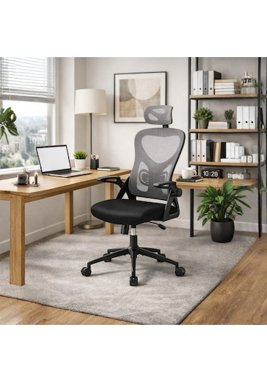 Action X Ergonomik File Sırtlı Yönetici Ve Çalışma Koltuğu Gri Gri