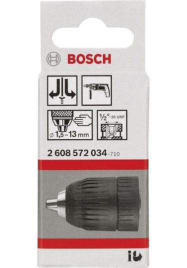 Bosch Anahtarsız Mandren 2 - 13 mm. 1/2" - 20 - 2608572034