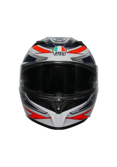 Agv Kask/k3 E2206 Mplk Space Matt Whıte Red Fluo Configuration Çok Renkli