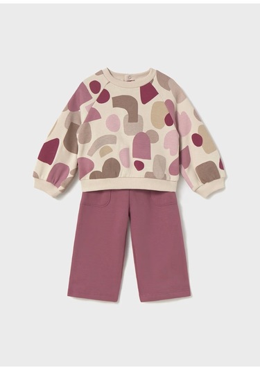 Mayoral Kız Çocuk Sweatshirt Takım 2845 Pembe