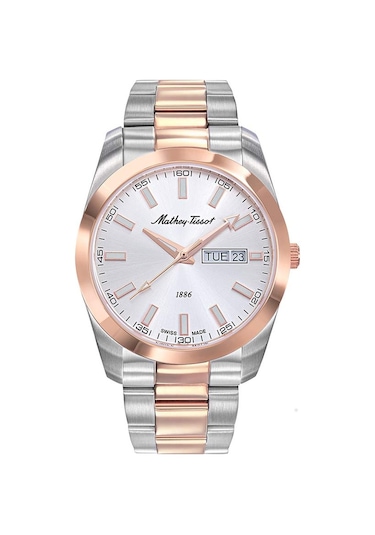 Mathey Tissot Day-date H453rı Erkek Kol Saati Beyaz