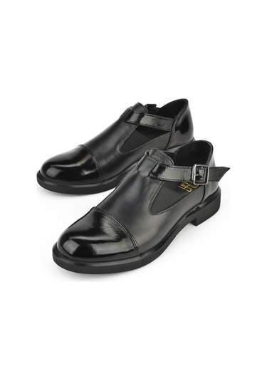 Ziya, Kadın Hakiki Deri Ayakkabı 1531050z26103402k Siyah 1531050z26103402k 000 Siyah