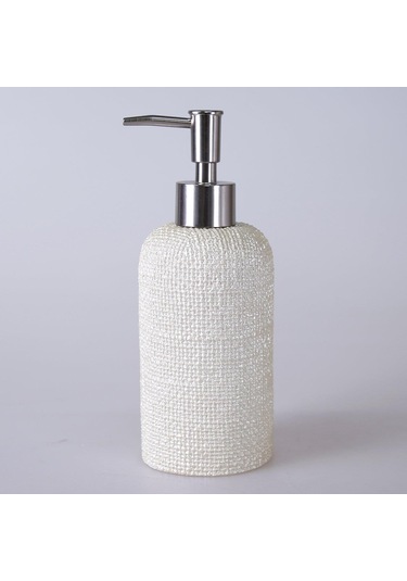 By Selim Natural İnci 5 Parça Polyester Banyo Seti İnci