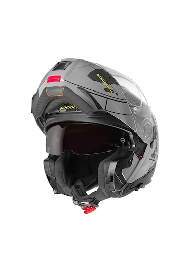 Schuberth C5 Globe Grey Çene Açılır Motosiklet Kaskı Siyah