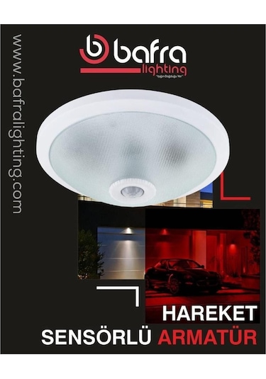 Sensörlü Armatür Plastik E27 Duylu Beyaz