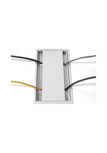 Hafele Versaflap Dual Priz Gümüş 3 Soket / 2rj45