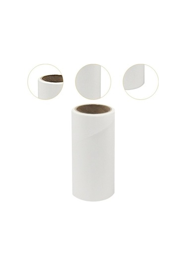 Pazly Yüzeyli Yapışkan Temizleme Suntek Saç Rulosu Büyük Beyaz Adet 3 İq Beyaz