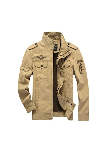 Erkek Kışlık Pamuklu Ceket Yeşil