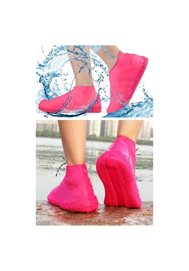 Trendpoint Silikon Yağmur Koruyucu Ayakkabı Kılıfı Kaymaz Su Kir