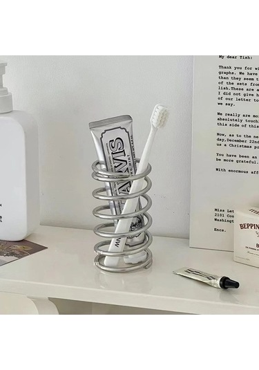 Maoyaya Paslanmaz Çelik Diş Fırçası Tutucu Güzel Tasarım Metal Banyo Aksesuarları Çok Renkli Çok Renkli