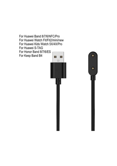 Manyetik Şarj Cihazı Huawei Akıllı Bant 8 7 6 Nfc Pro Fit Fit2 Yeni Mini Çocuk Izle 5x 4x S-tag Onur Es Tutmak B4 Şarj Kablosu