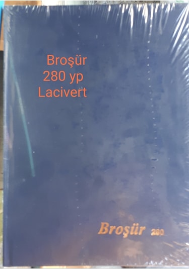 Ticari Broşür Defter 20 cm x 28 cm  280 yaprak Lacivert