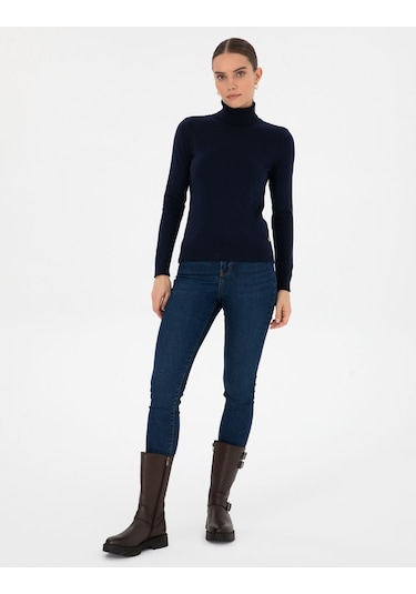 Pierre Cardin Kadın Lacivert Kazak /triko 50315747-vr033 Lacivert