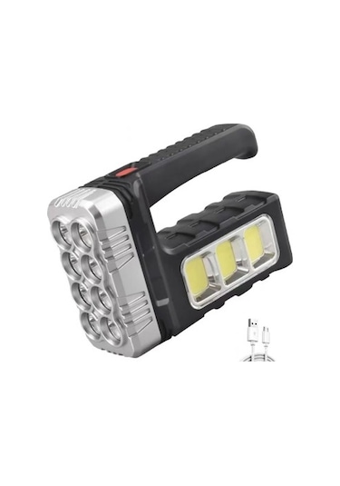 Watton Solar Panelli Ledli Fener Watton Wt-614 Gri - Siyah