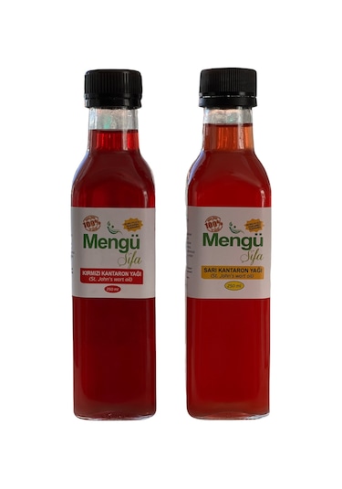 Mengü Şifa Sarı Kantaron Yağı + Kırmızı Kantaron Yağı 2 x 250 ML