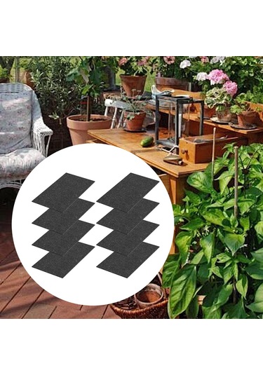 Suntek 8 Adet Kılcal Mat Siyah Bahçecilik İçin Otomatik 33x20-cm