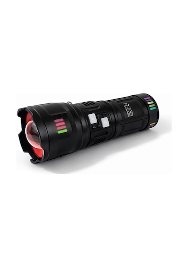 Bedotech Bd-g01 30w Tg Led Alüminyum Alaşımlı Zoomlu Type-c Şarjlı El Feneri Açık Gri