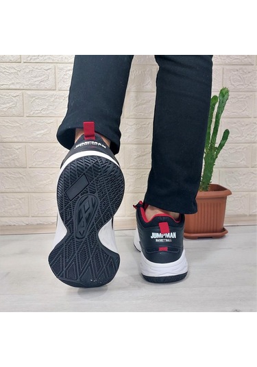 Jump 28652 Beyaz Boğazlı Basket Spor Ayakkabı Beyaz
