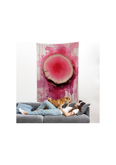 Keşilmiş Kanlı Ağaç Duvar Örtüsü-7653