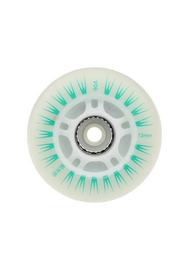 Suntek Paten Tekerlekleri Hokey Sıralı Flash Tekerlek 72mm-yeşil Yeşil