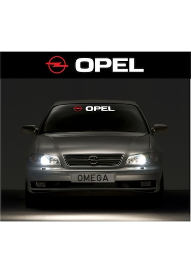 Opel Alın Ön Cam Yazısı Oto Sticker Yapıştırması