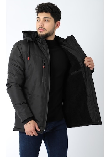 Stil Kombin Çift Göğüs Fermuarlı Su Geçirmez Şişme Mont Pldp 2941 (550815748)