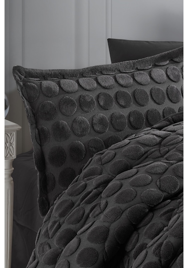 Nordqueen Wellsoft Jakarlı Çift Kişilik Uyku Seti Perle Antrasit